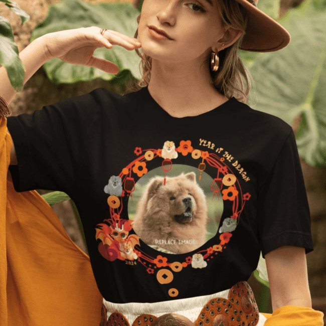 Custom shirts!  Your dogs’ photo with my art