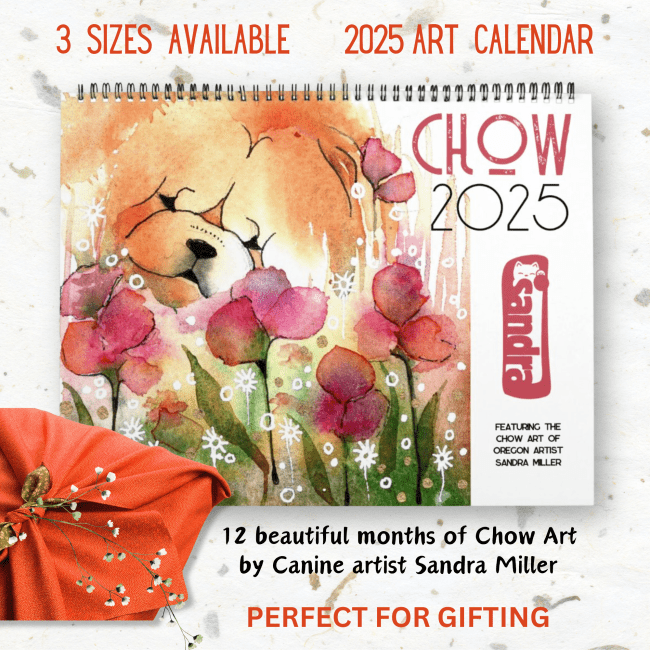 The 2025 CHOW ART Calender and Holiday Colleciton is here!