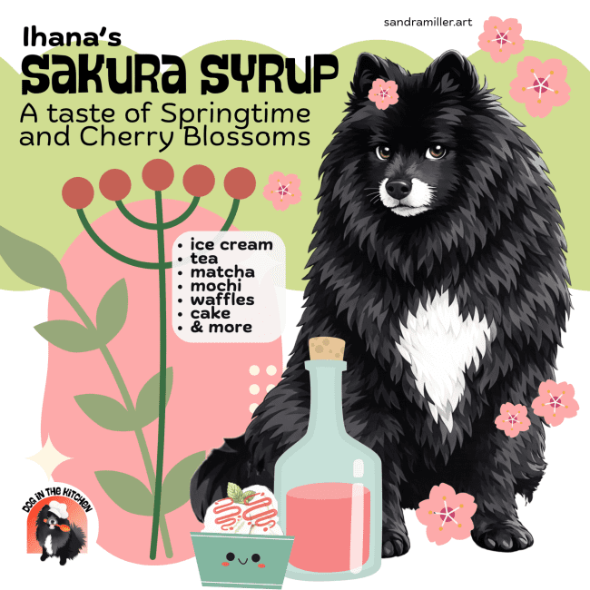 Recipe:  IHANA’S SAKURA SYRUP